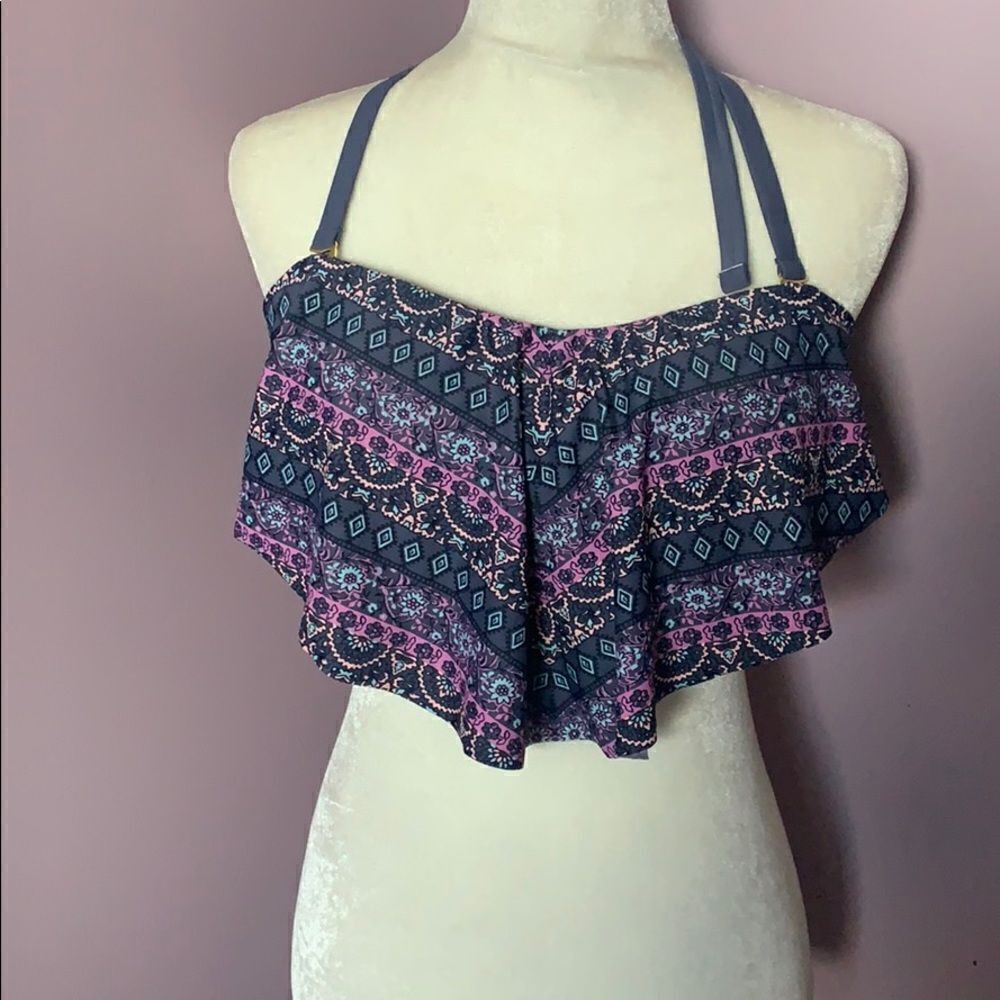 Xiliration halter swim top